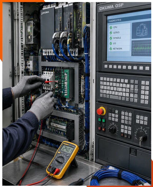Ремонт систем ЧПУ Okuma OSP в Нальчике